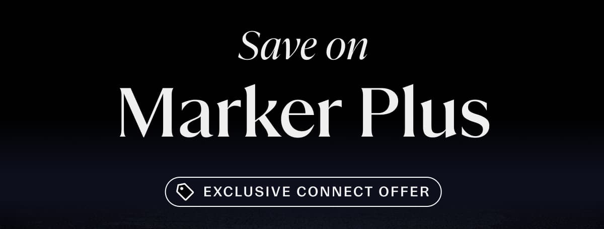 Click to redeem your Marker Plus offer